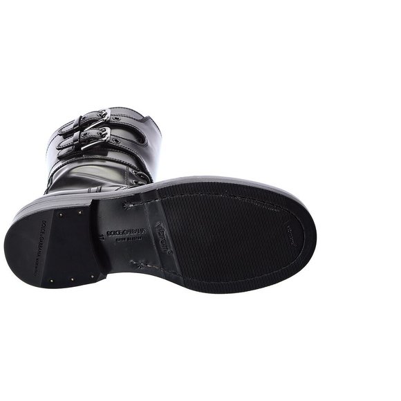 Dolce & Gabbana Leather Combat Boot - Picture 4 of 6